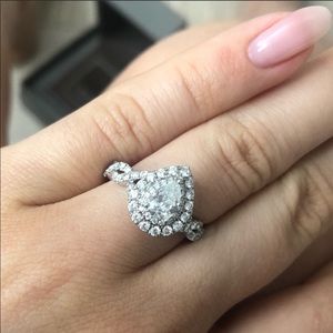 Neil Lane Engagement Ring 1-1/8 ct tw Diamonds 14K